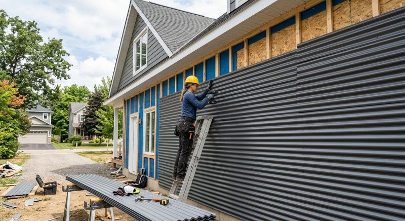 Corrugated Siding Installation in Scottsboro, AL