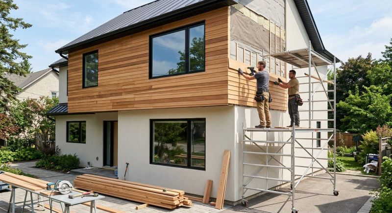 Faux Wood Siding Installation in Belvidere, TN