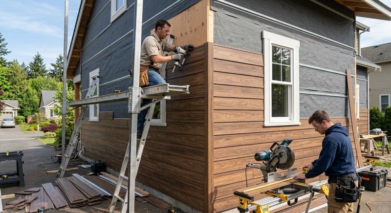 Faux Wood Siding Installation in Franklin County, TN
