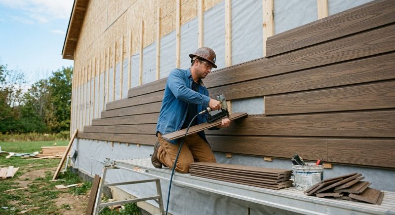 Faux Wood Siding Installation in Gurley, AL