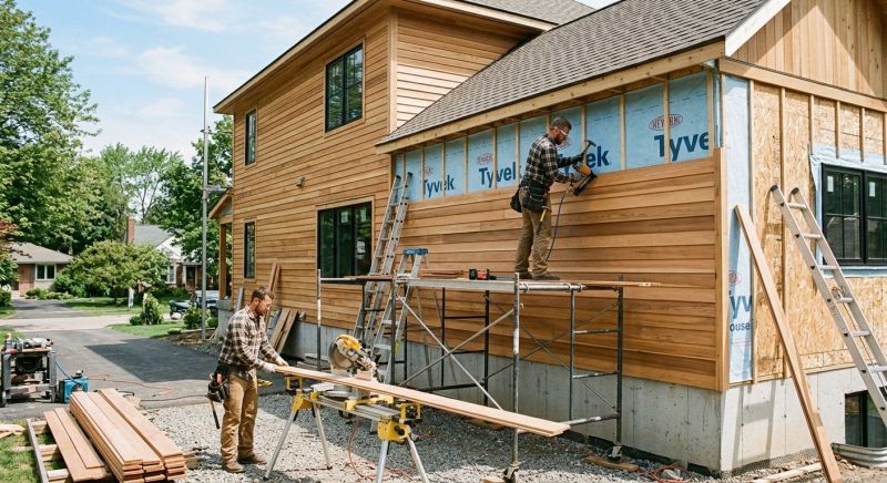 Faux Wood Siding Installation in Winchester, TN