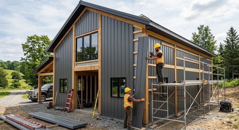 Metal Barn Siding Installation in Scottsboro, AL