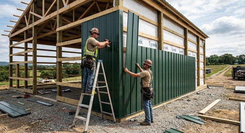 Metal Barn Siding Installation in Scottsboro, AL
